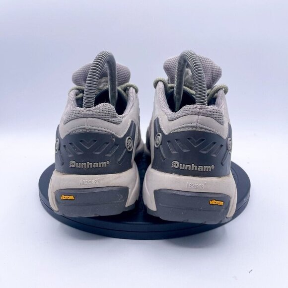 Dunham Women Hiking Boots size 7 2A WOW623GN green Gray Suede vibram sole - Picture 3 of 10